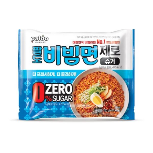 Paldo Bibimmyeon Zero Sugar 120g (1 pack)