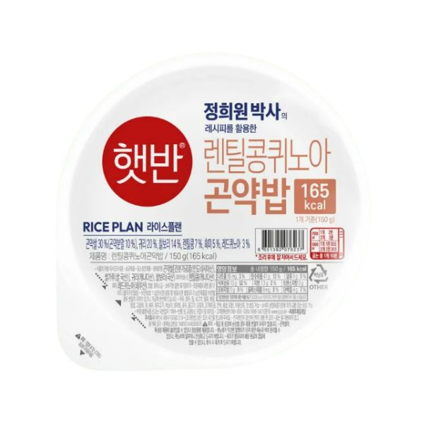 CJ CheilJedang Hetbahn Lentil Quinoa Konjac Rice 150g