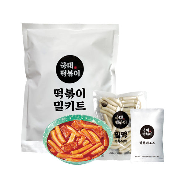 Kukde Tteokbokki Meal Kit (Wheat Rice Cake 300g + Sauce 45g)