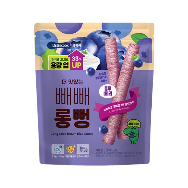 Bebecook Bbaebbaerong Puff Stage 2 - Blueberry 40g