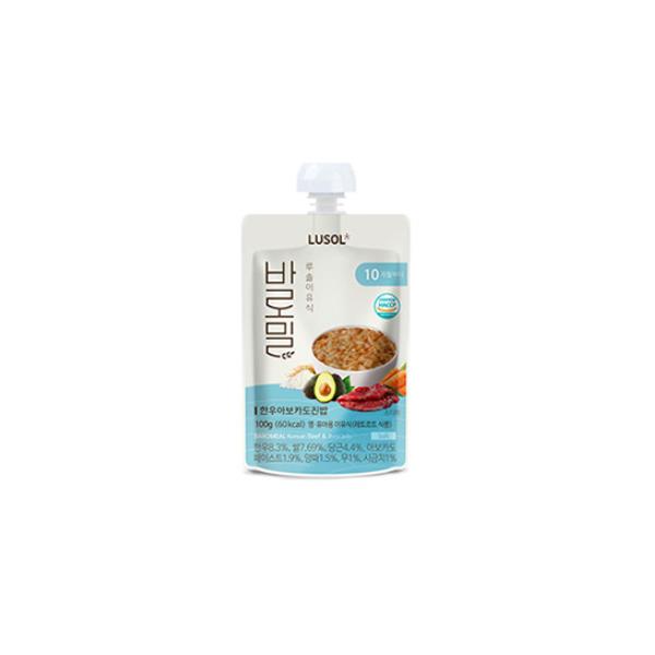 Lusol Baromeal Korean Beef Avocado Rice 100g (Pouch)