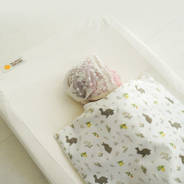 Mommy Kulkul All-in-One Moro Reflex Millet Blanket – Lemon Shop’s Friendly Bunny (Mesh)