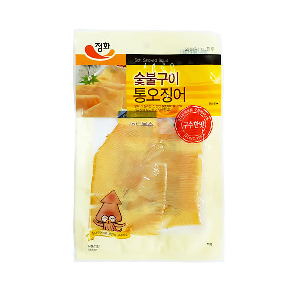 Jeonghwa Foods Charcoal-Grilled Whole Squid 35g