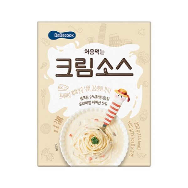 Bebecook First Foods - Cream Sauce (100g x 2 packs)