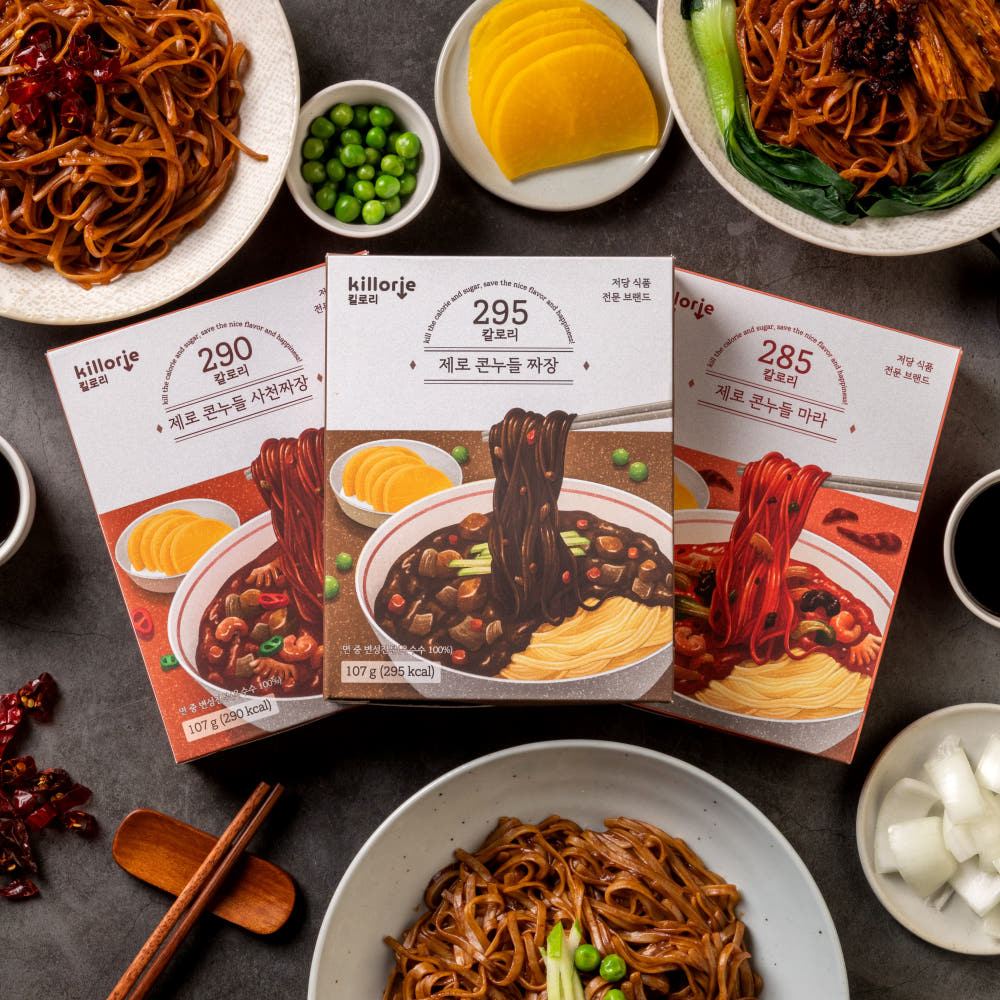 Kilory Low-calorie Corn Noodle Diet – Sichuan Jjajang Ramyun 107g