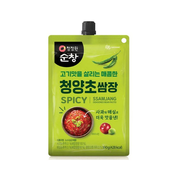 Chung Jung One Sunchang Cheongyang Chili Ssamjang 190g (Pouch)