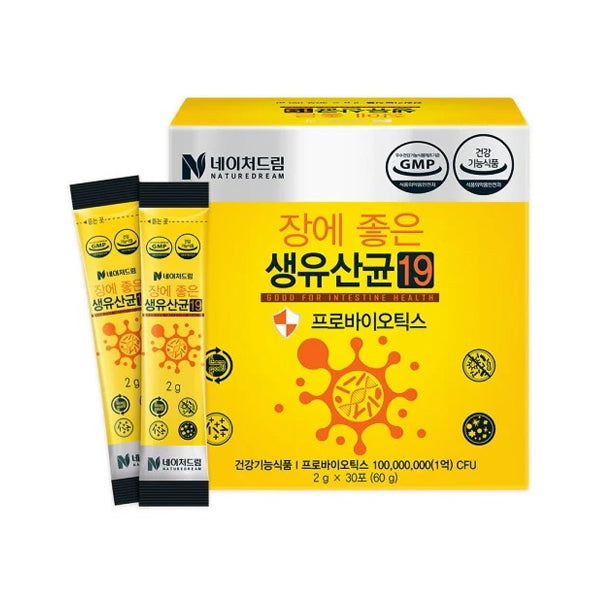 Nature Dream Probiotics 19 for Digestive Health (2g × 30 sticks)