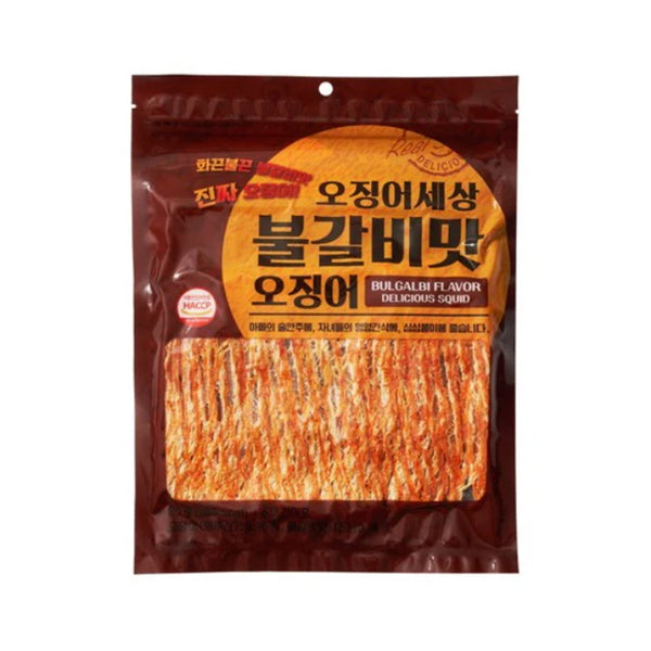 Seoul G&B Ojinguh World Bulgogi Ribs-Flavored Squid 70g