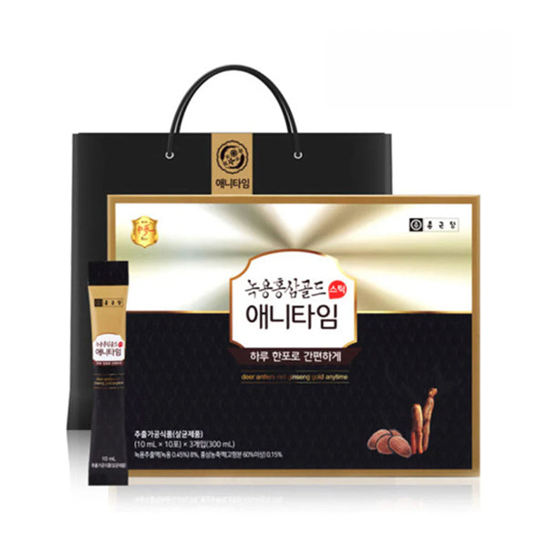 ChongKunDang Deer Antlers & Red Ginseng Anytime Gold Stick (10ml x 30)