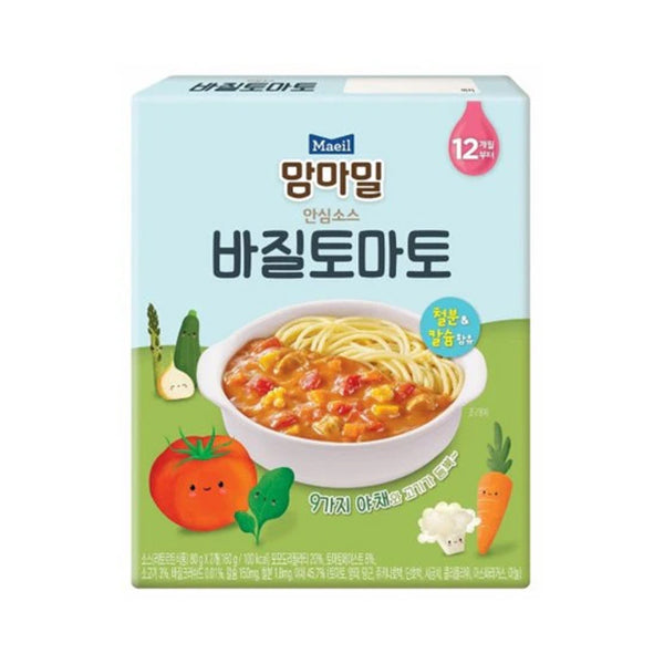 Maeil Dairy MammaMeal Baby Sauce Basil Tomato 160g