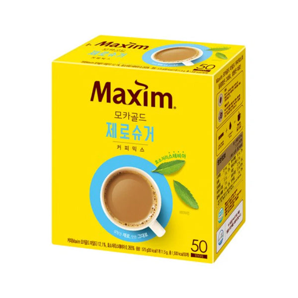 Maxim Mocha Gold Zero Sugar Coffee Mix (12g x 50 sticks)