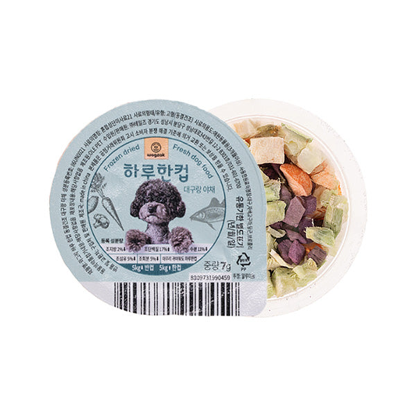 Wagjak One Cup a Day Freeze-Dried Cod & Vegetables 7g (1 pack)