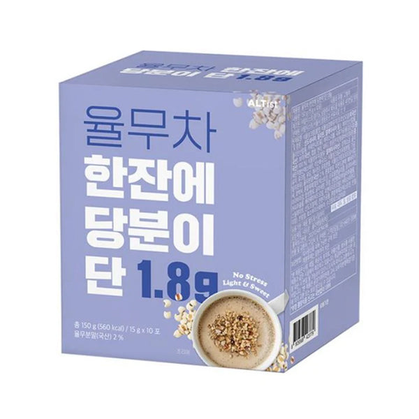 Altist Job’s Tears Tea: Only 1.8g Sugar per Cup (15g × 10)