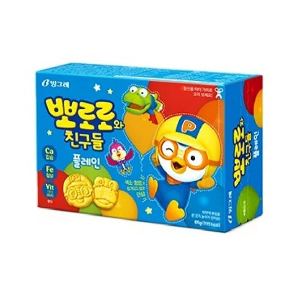 Binggrae Pororo & Friends Biscuit Plain 65g