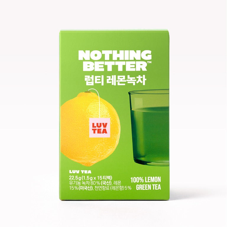 Nothing Better Luv Tea Lemon Green Tea (1.5g x 15 Tea Bags)s)
