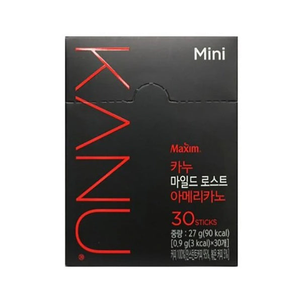 Maxim Kanu Mild Roast Americano (0.9g × 30 sticks)