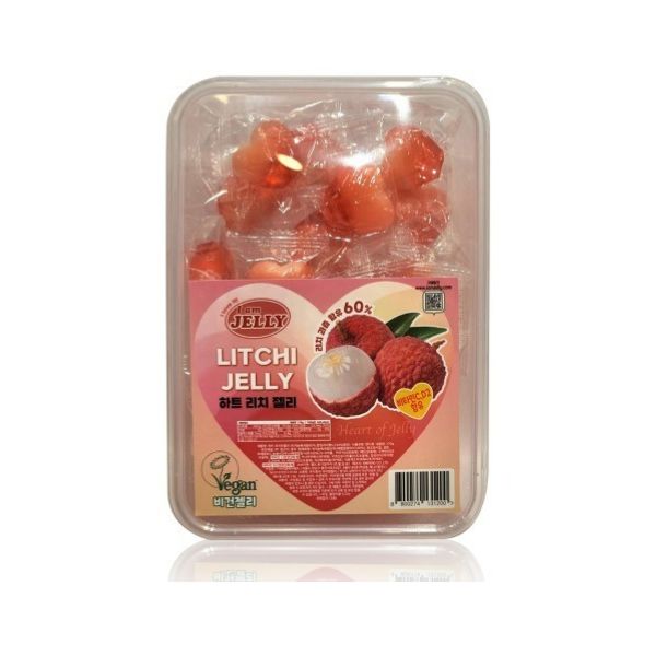 I'm Jelly Peelable Lychee Juice Heart Jelly (170g)