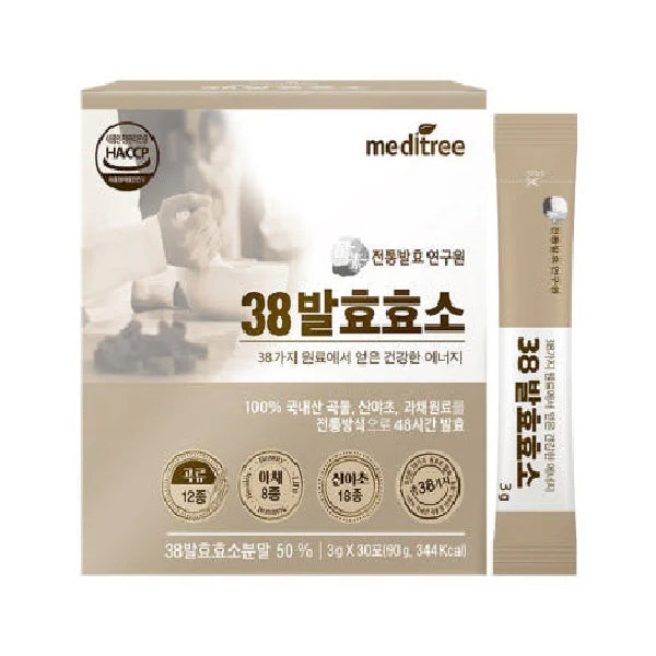 Traditional Fermentation Research Institute 38 Fermented Enzyme (3g × 30 Sticks)
