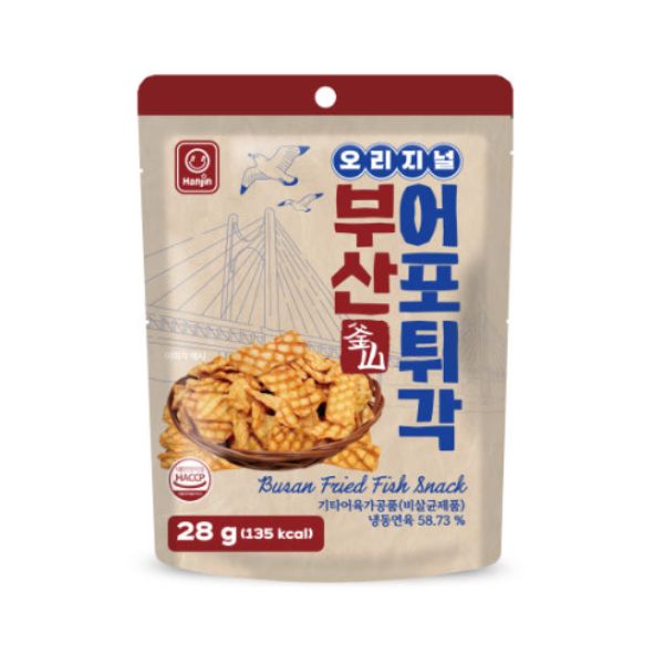Hanjin Food Busan Fried Fish Jerky 28g