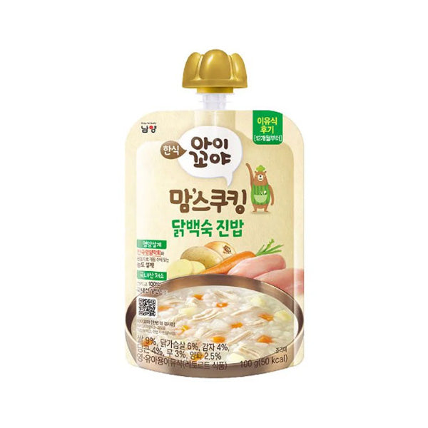 Aikoya Mom’s Cooking Baby Food 12 mo – Chicken Porridge Mixed Rice 100g