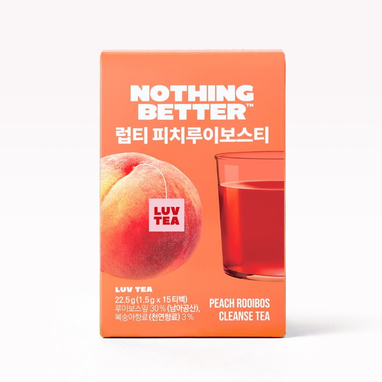 Nothing Better Luv Tea Peach Rooibos Tea (1.5g x 15 Tea Bags)