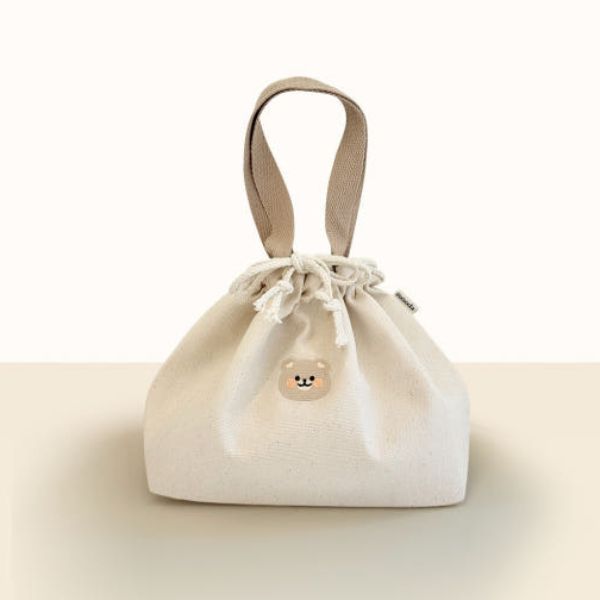 Dasoda Bear Box Lunch Bag - Beige
