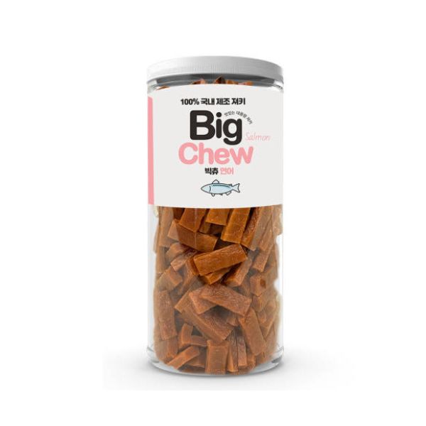 Big Chew 100% Korean Jerky Dog Treats - Salmon 1kg