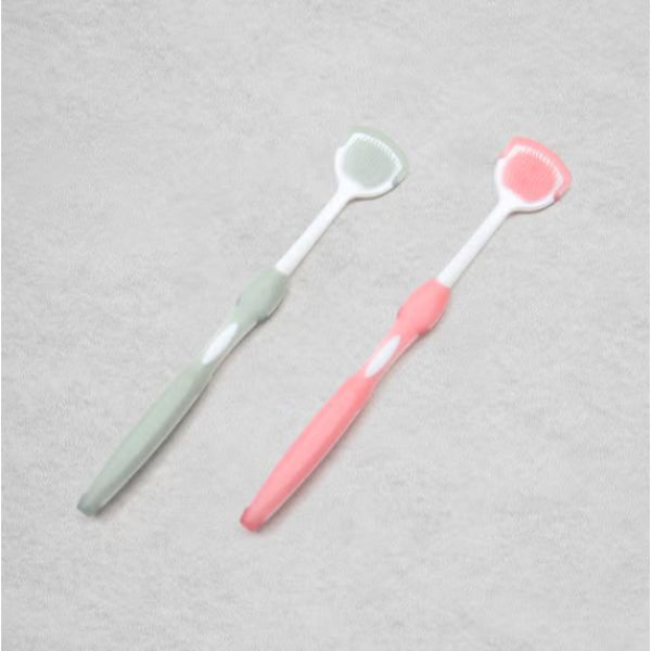Chakan Store Brush-Type Tongue Cleaner (2pcs)