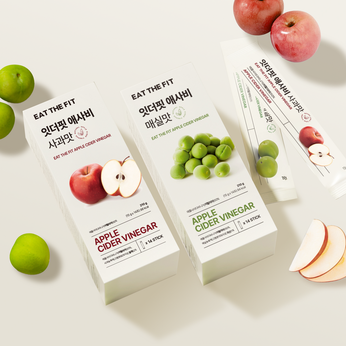 Eat the Fit Aesabi – Apple Flavor (15g x 14 sticks)