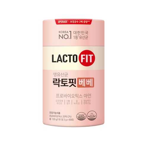 Chong Kun Dang Lactofit Probiotics Bebe 60 sticks 120g