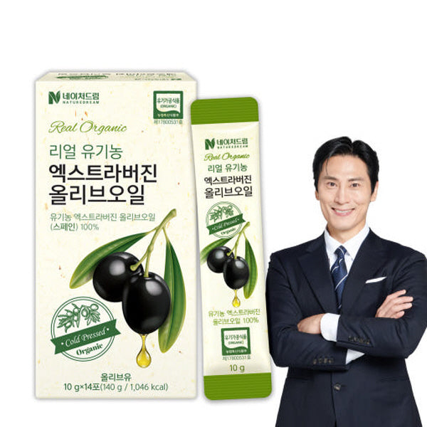 Nature Dream Real Organic Extra Virgin Olive Oil (10g x 14 sachets)
