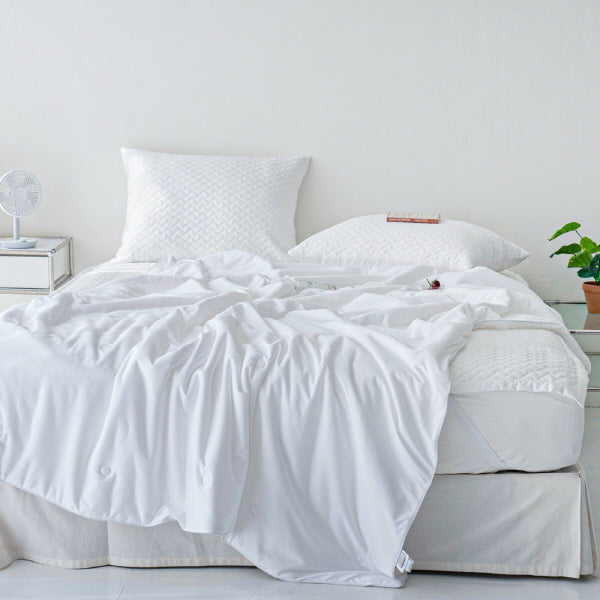Sleep Gonggam Cool-Cooling Summer Blanket – White Q (Blanket Only)