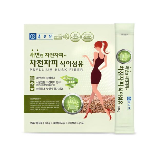 Chong Kun Dang Psyllium Husk Fiber (6.8g × 30 sticks)