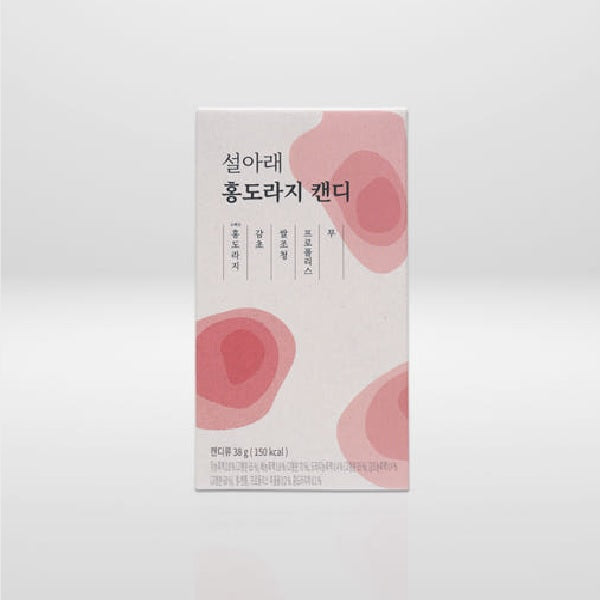Seolaerae Mini Red Bellflower Root Candy 38g (10 pieces)
