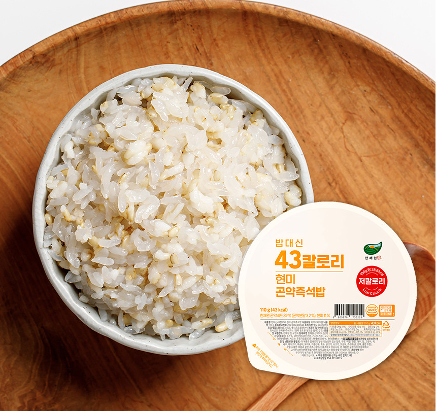 Han Chaewon 43-Calorie Brown Rice & Konjac Rice - Cup (110g)