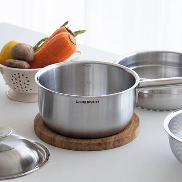 Chef Win 316 Stainless All-in-One Smart Cooker Baby Food Pot (Stainless Lid)
