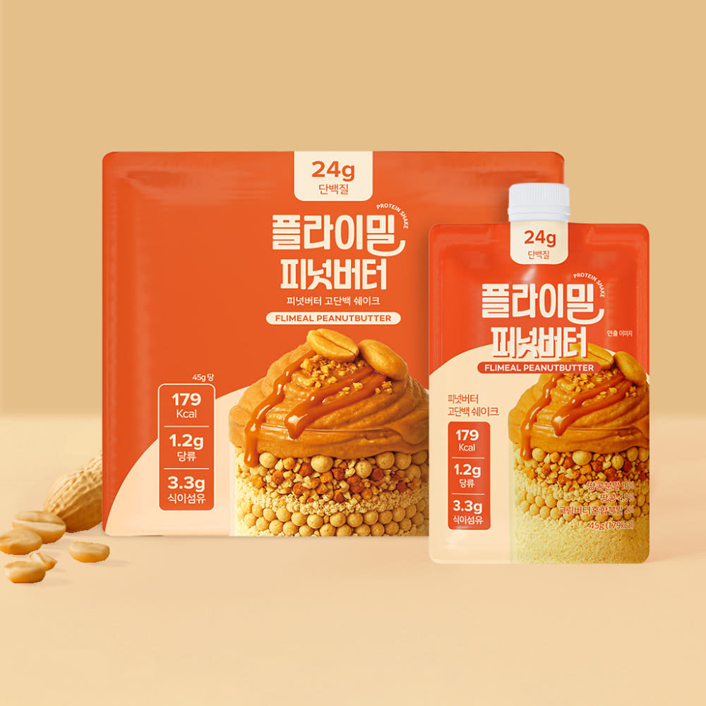 Flimeal Protein Shake Pouch - Peanut Butter (45g x 7 pieces)