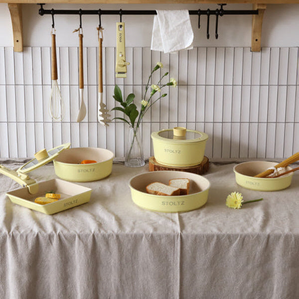 Stoltz Lemon Meringue Multi IH Cookware 8P (Set)