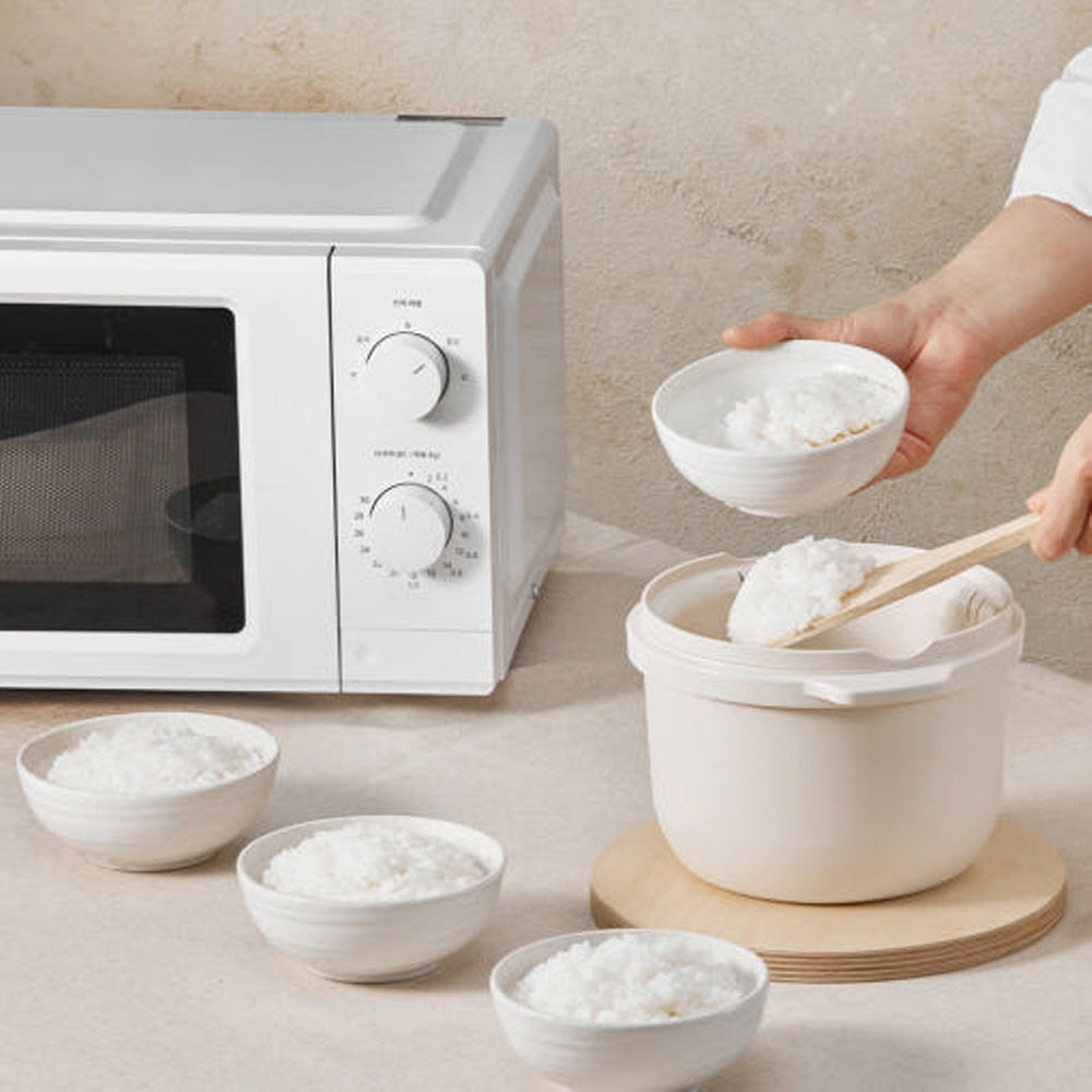 Roichen Microwave Low-Sugar Rice Cooker iCut (Measuring Cup, Storage Container Included)