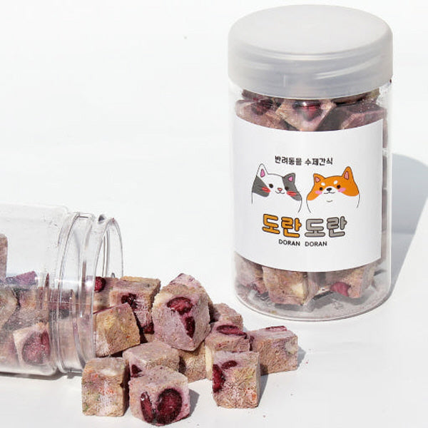 Doran Doran Handmade Pet Snack – Blueberry Eye-Health Cubes 40g