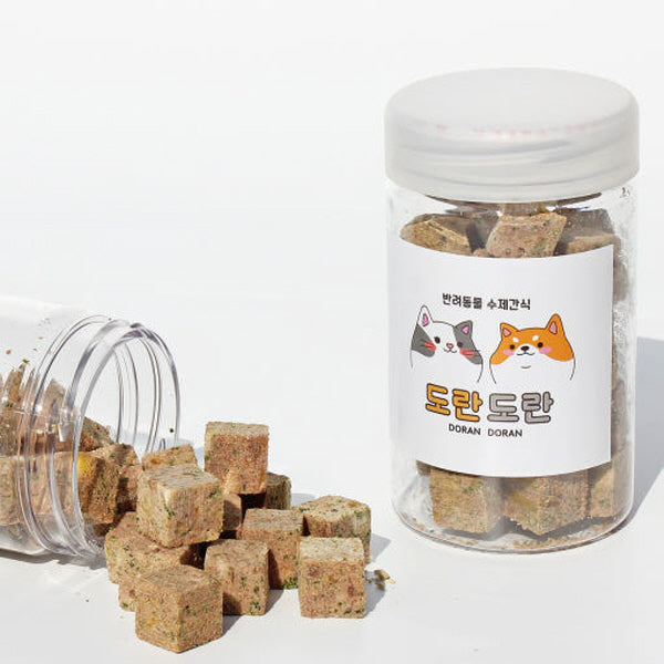 Doran Doran Handmade Pet Snack – Beef, Sweet Potato & Broccoli Cubes 45g