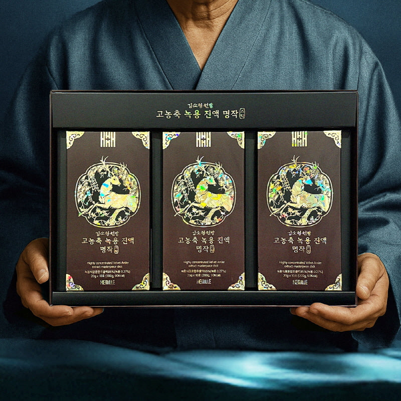 Hemille Kim Sohyung High-Concentration Deer Antler Extract Stick ‘Masterpiece’ (20g × 30 packets)