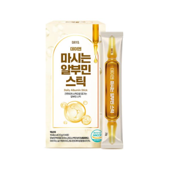 Cham&Deul Hwangto Farm Day& Drinkable Albumin Sticks (20g × 14 Sachets)