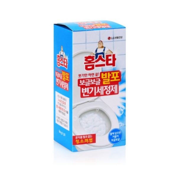 Homestar Bubbling Foaming Toilet Cleaner (60g × 3 packs)
