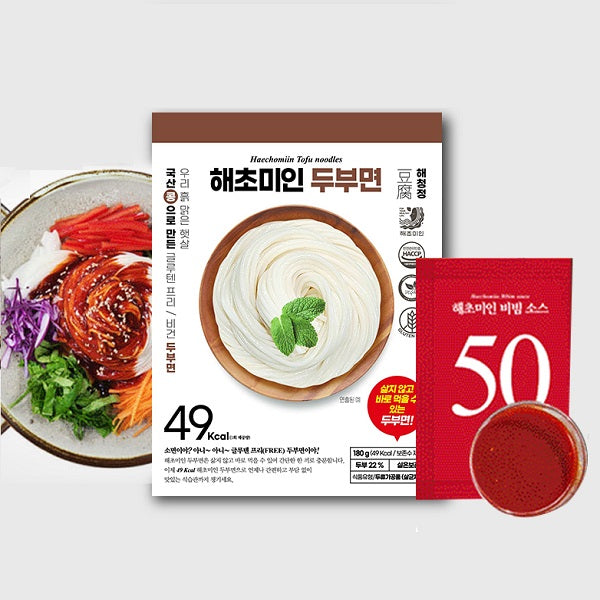 Haecho Miin 49Kcal Tofu Noodles - Bibimbap Sauce 180g