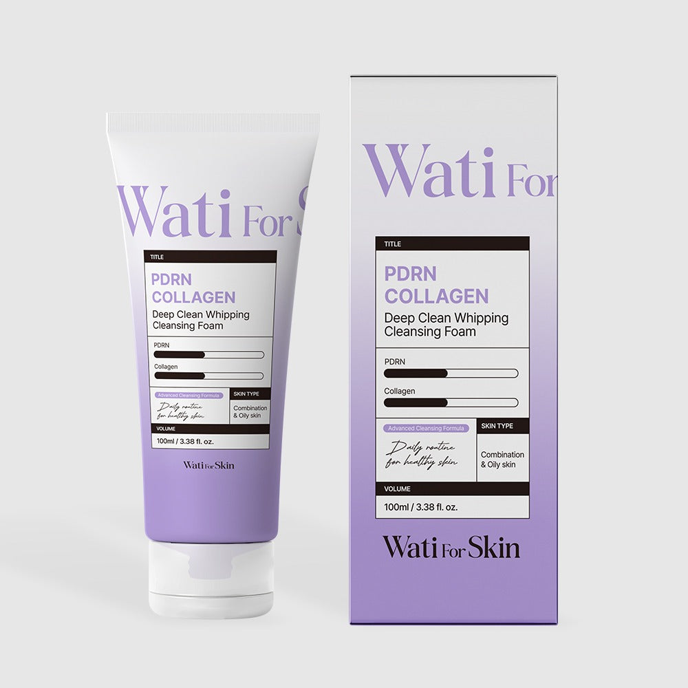 WatiForSkin PDRN Collagen Deep Clean Whipping Cleansing Foam 100ml