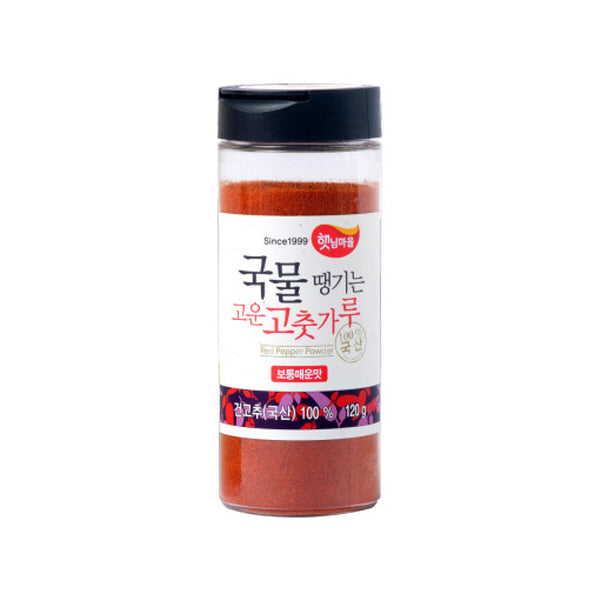 Haetnim Village Fine Korean Red Pepper Powder for Broth (Medium Spicy) 120g