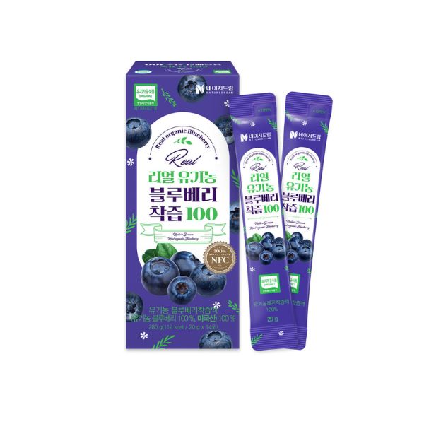 Nature Dream Real Organic Blueberry Juice 100 (20g x 14 packets)