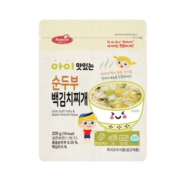 Bebest Ai Delicious - Soft Tofu White Kimchi Stew 200g