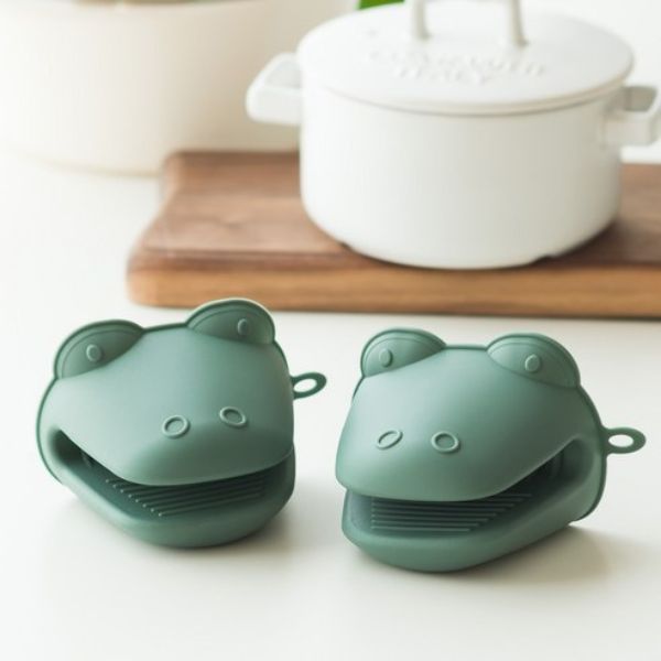 Flyto Silicone Alligator Pot Holder - Khaki